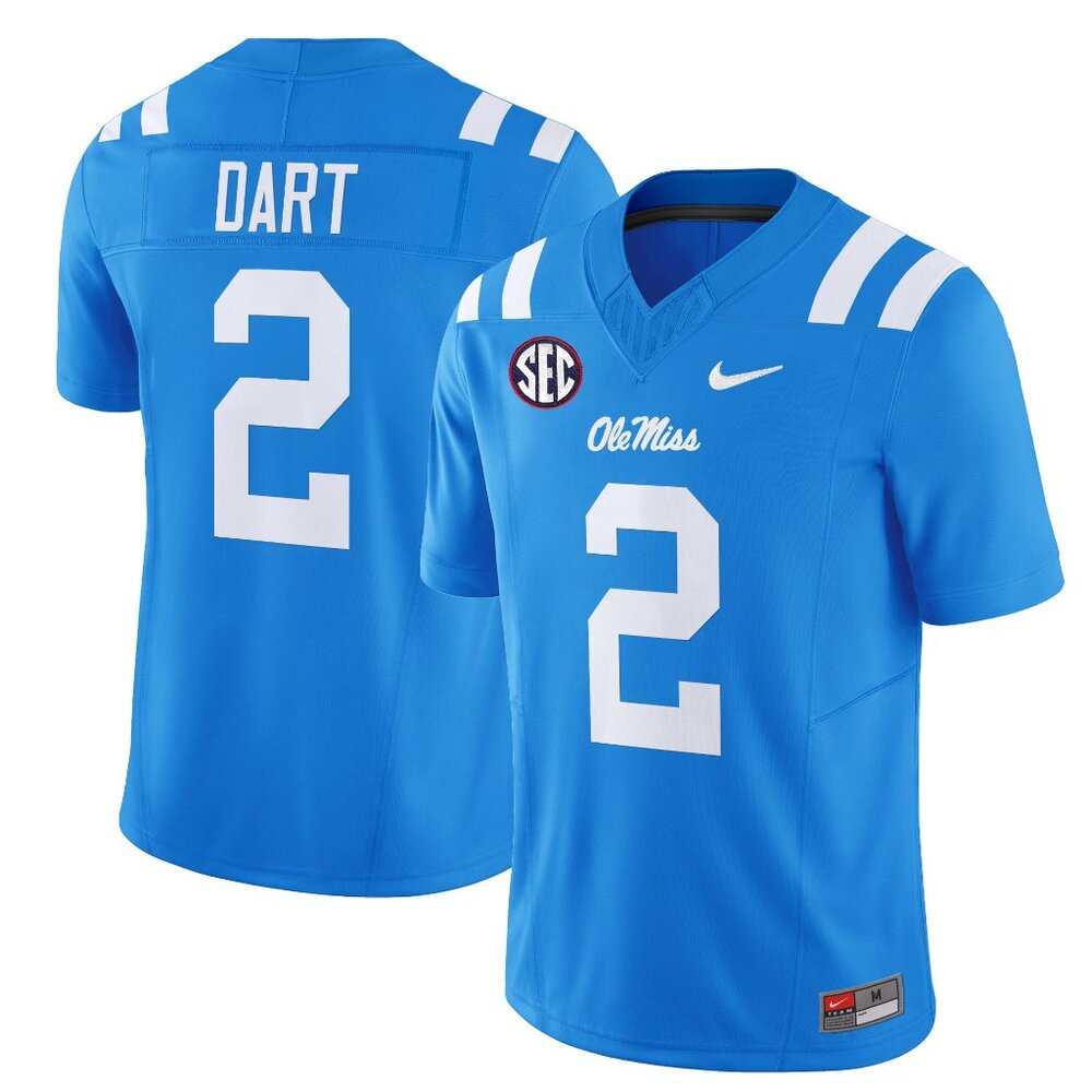 Mens Youths Select Jaxson Dart Powder Blue Stitched Jersey Vapor